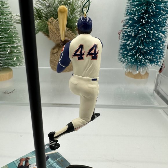 Hallmark Keepsake Series Christmas Holiday Ornament Hank Aaron Baseball Sports - Picture 7 of 7